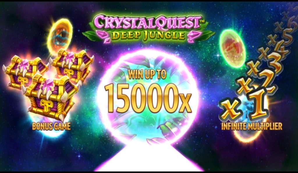 crystal quest deep jungle slot loading screen thunderkick